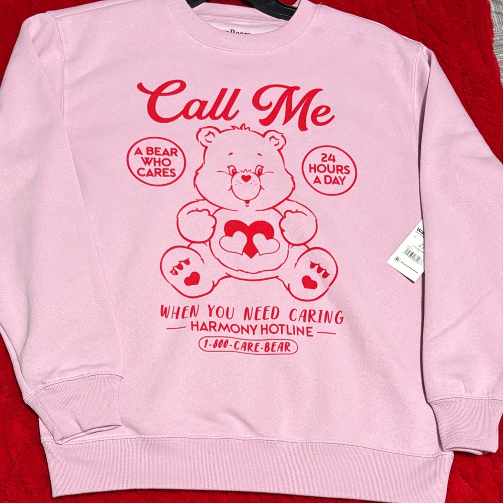 Pink Care Bears Sweatshirt